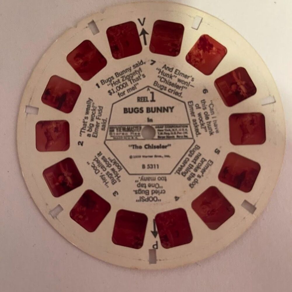 VTG Viewmaster 15 reels lot Disneyland, Disney, Monsters, Hanna Barbara w/ case - Picture 7 of 16